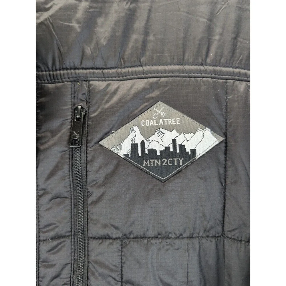 COALATREE Camper Hooded Comformax Nylon Puffer Jacket MTN2CTY Black Mens XXL NWT